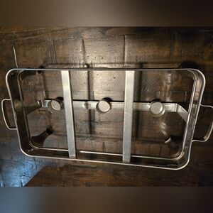 Stainless Steel Roasting Rack. Guc. Great For Parties.